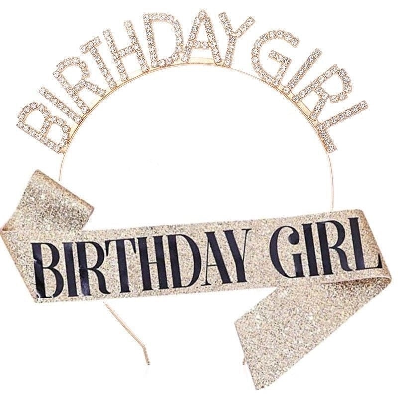 Princess Cute Letter Alloy Hair Band with Cloth and Rhinestones Inlay | Hair Accessories