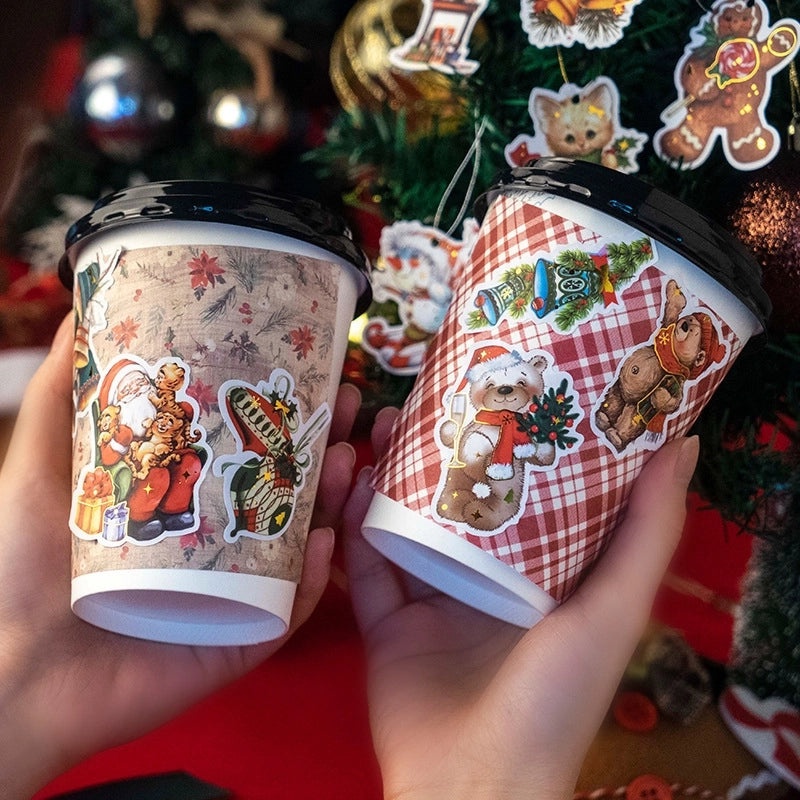 Christmas Cartoon Party Decorative Stickers Set 30PCS|Home & Living > Party Supplies > Decorations