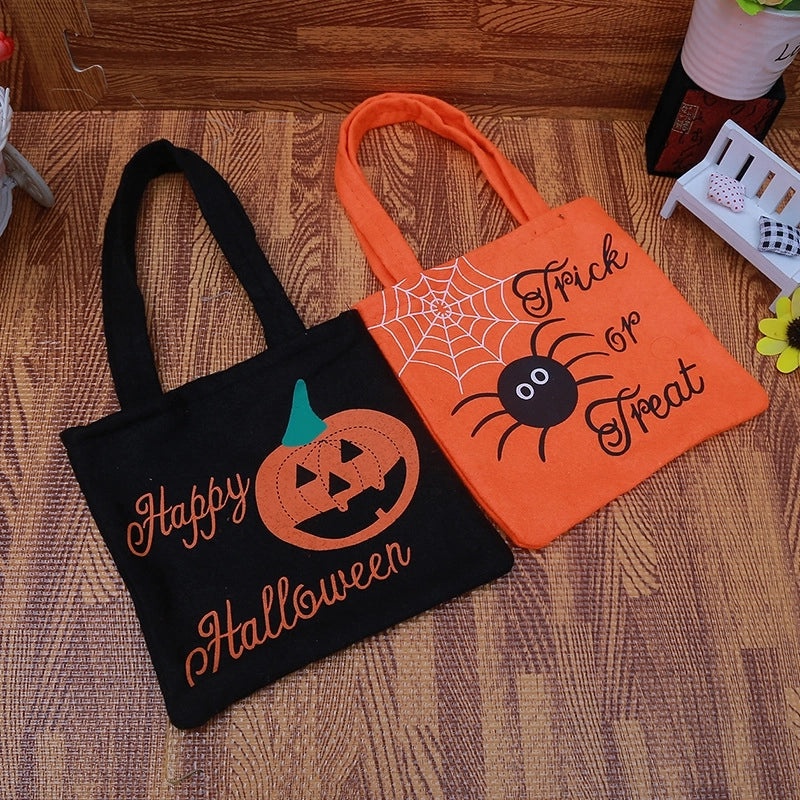 Spooky Halloween Pumpkin Tote Bag Perfect for Trick-or-Treating|Bags & Accessories