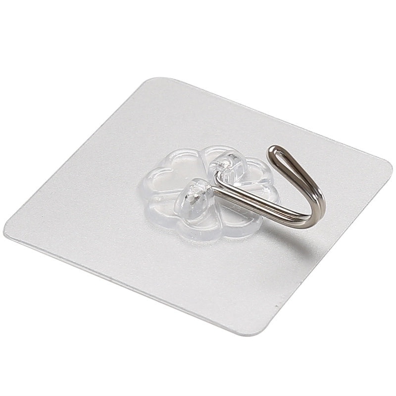 Modern Solid Color PVC Stainless Steel Kitchen Hooks 1 Set|Home & Kitchen Accessories