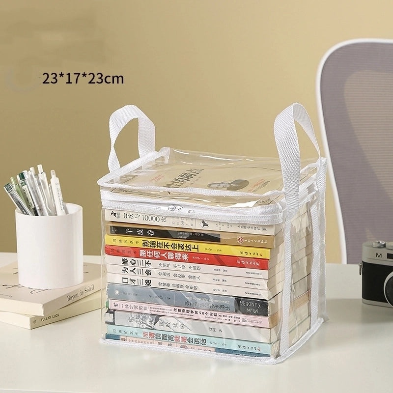 Simple Solid Color PVC Casual Storage Bag|Bags & Storage