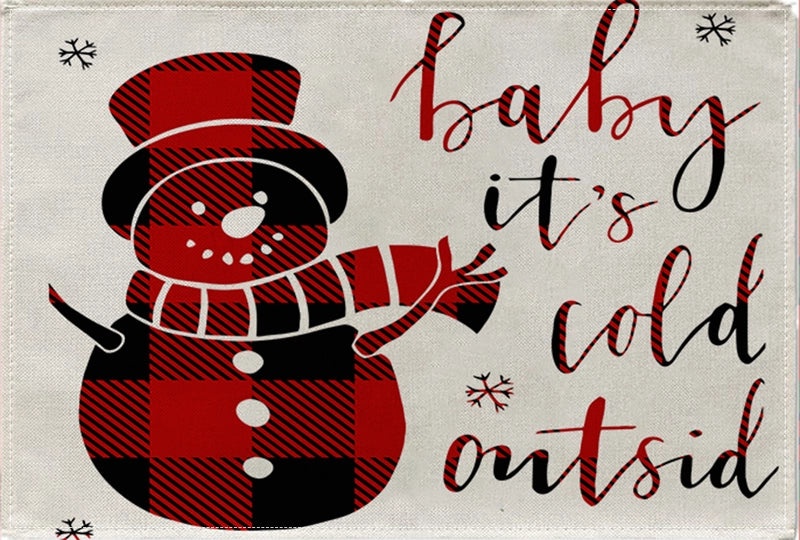 Vintage Cotton Linen Christmas Tree Letter Decoration|Home & Garden > Holiday Decor > Christmas Decorations