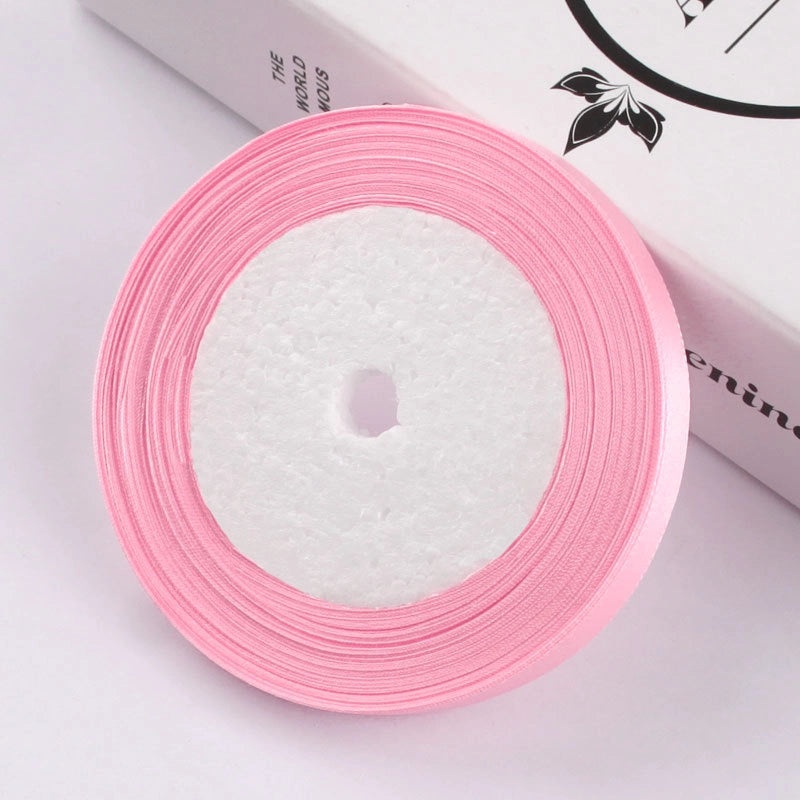 6mm Red Fabric Ribbon with Gold Edge for Hair Accessories and Packaging|Hair Accessories and Packaging Supplies