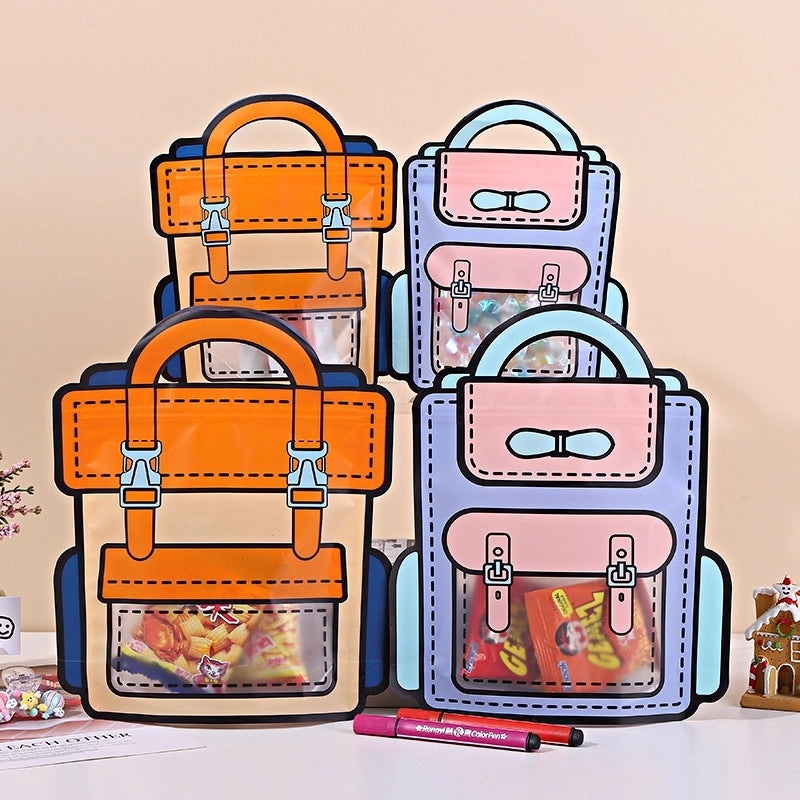Adorable School Backpack with PE PET Transparent Design|School Bags & Backpacks