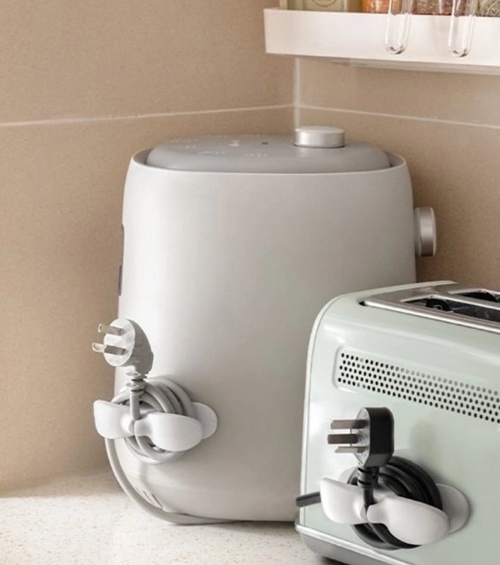 Stylish Solid Color Plastic Wire Organizer for Home and Office|Storage & Organization