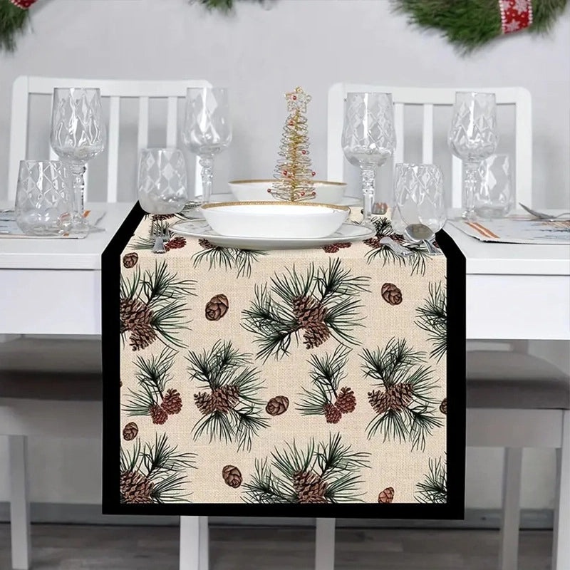 Adorable Cartoon Style Linen Tablecloth for Dining Room Decor|Home & Living Table Linens