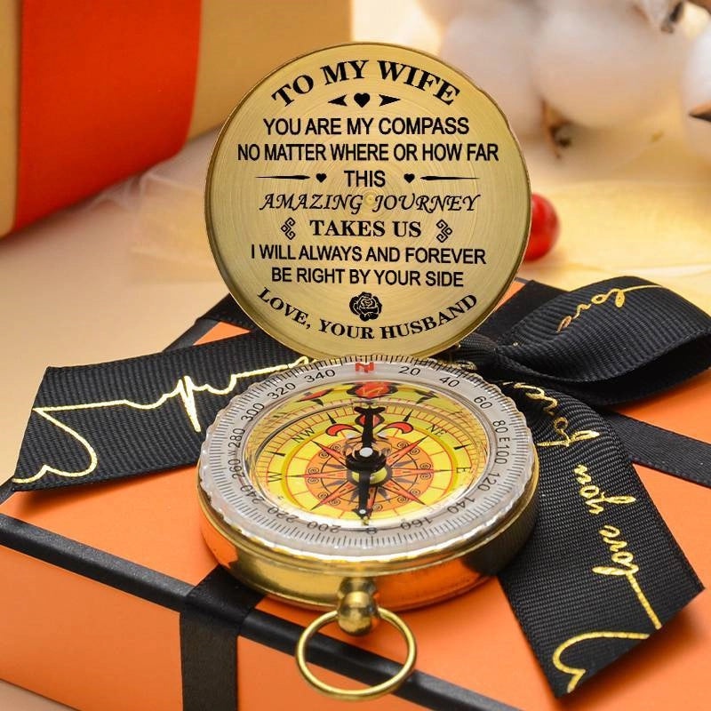 Dad To Son Inspirational Compass Multifunctional Outdoor Mountaineering Gift | Outdoor Gear & Accessories