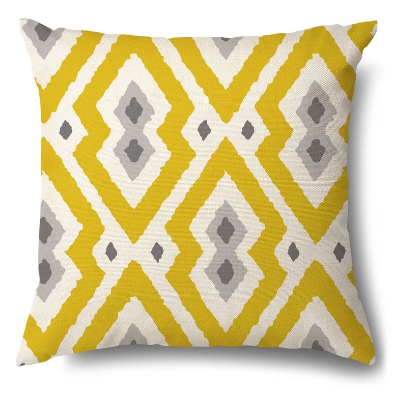 Rustic Sunflower Linen Pillow Covers|Home Decor Pillows