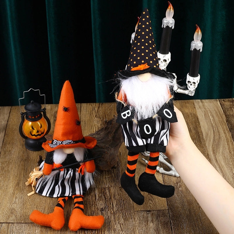 Halloween Themed Reindeer Doll with Silk Cloth Party Decoration|Holiday & Seasonal Decor