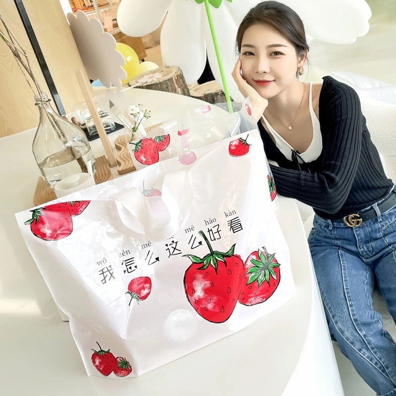 Printed PE Tote Bag for Children's Clothing|Kids Apparel Accessories