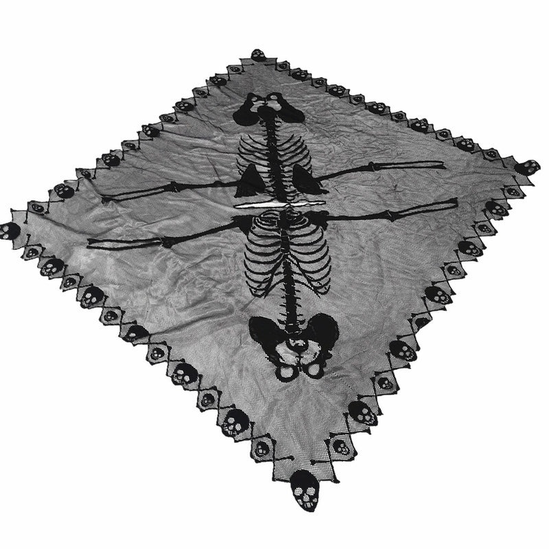 Funny Halloween Minimalist Skeleton Skull Costume Props Polyester Party Decorations|Party Supplies