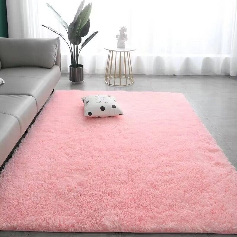 Solid Color Polyester Carpet for Casual Vacation | Home Decor & Artificial Decorations