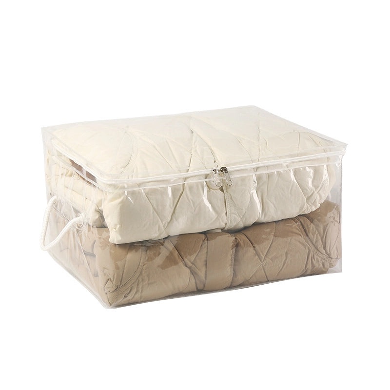 Large Transparent Quilt Storage Bag for Wardrobe | Home Storage & Organization