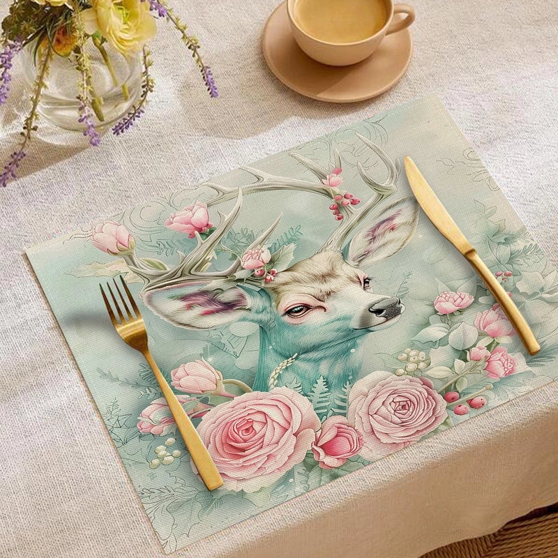 Minimalist Christmas Tree Placemat for Holiday Dining|Home Decor & Tableware