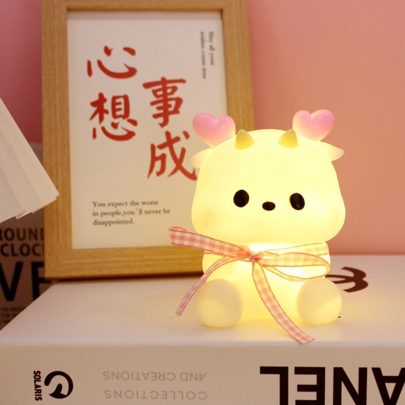 Adorable Bear and Duck Vinyl Night Lights for Indoor Birthday Decor|Home Decor Lighting