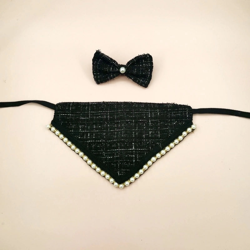 Adorable Polyester Bow Tie Pet Scarf for Dogs and Cats|Pet Accessories