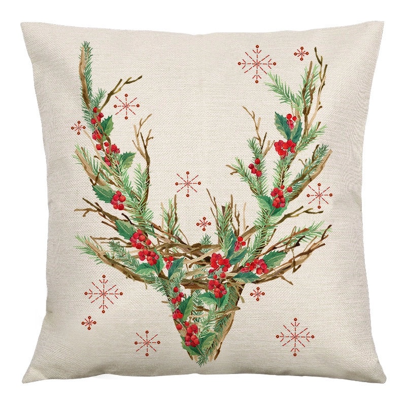 Adorable Botanical Linen Pillow Covers|Home Decor Pillows