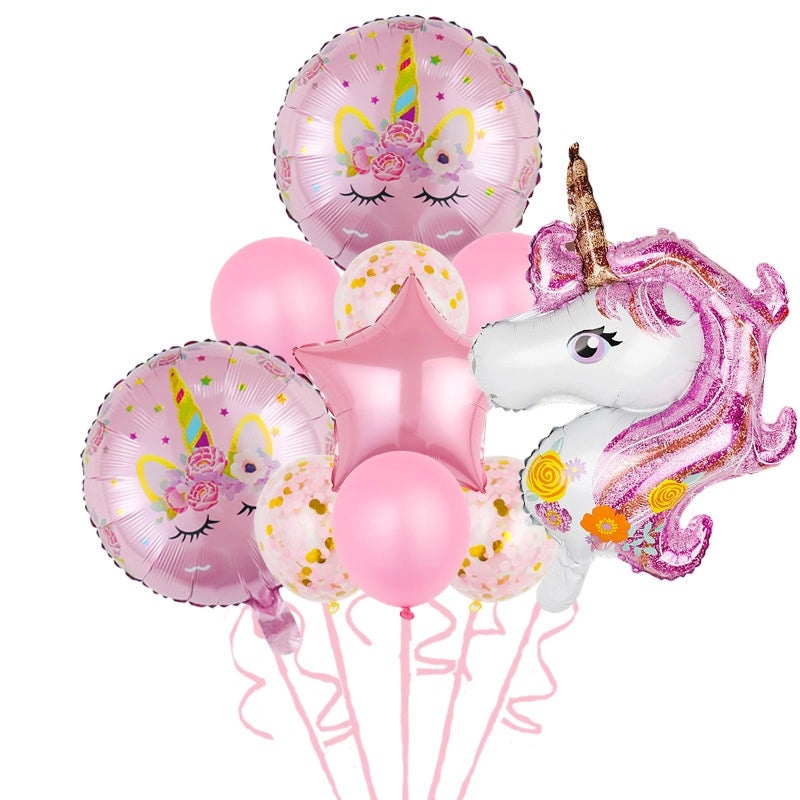 Birthday Celebration Aluminum Foil Balloons 10 pcs | Party Supplies Balloons