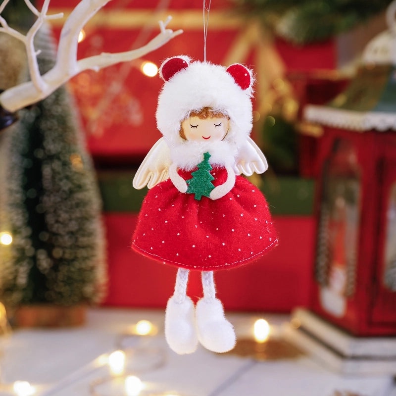 Cute Christmas Tree Hanging Ornaments for Home Indoor Decoration Festive Cartoon Style|Holiday Decorations