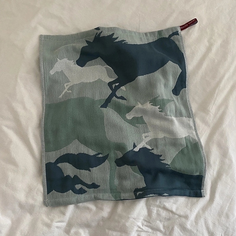 Adorable Animal Print Cotton Towels for Kids|Home & Kitchen Bath Towels