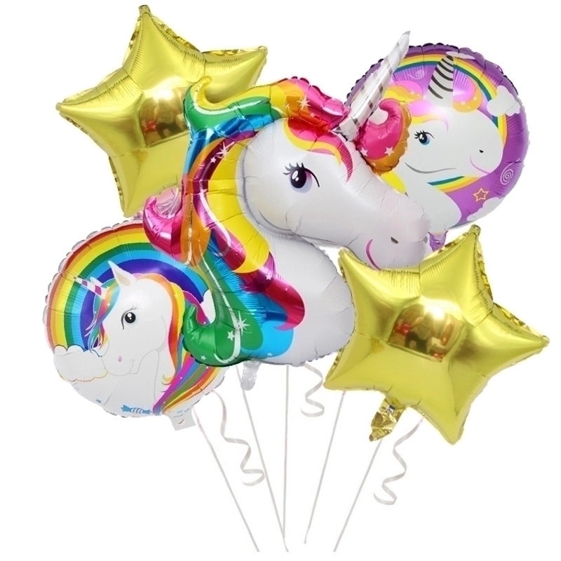 Colorful Star Rainbow Aluminum Foil Balloons for Home Party Carnival Decoration|Party Supplies Balloons
