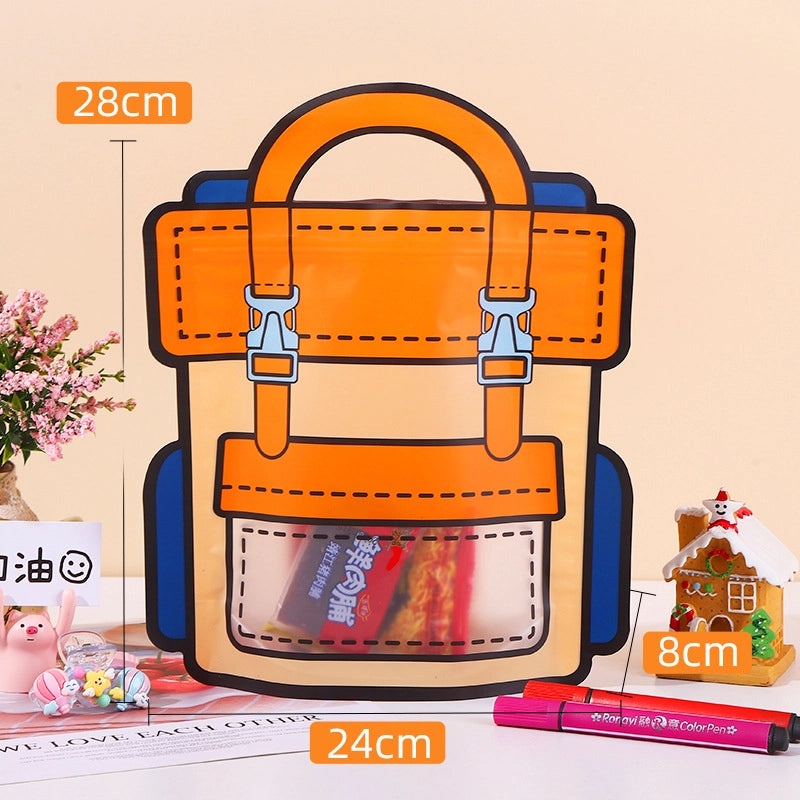 Adorable School Backpack with PE PET Transparent Design|School Bags & Backpacks