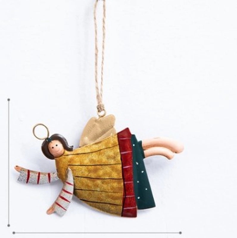 Cartoon Santa Claus Iron Christmas Decoration Minimalist Festive Props|Home Decor