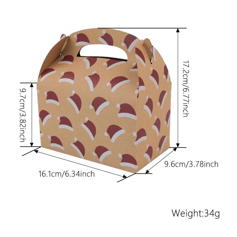 Cute Nordic Christmas Hat Gift Bags for Party Supplies | Christmas Decorations