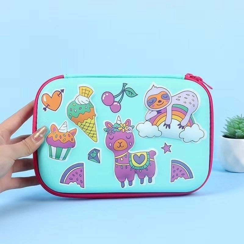 Cute EVA PU Cartoon Pencil Case for School Supplies | School Stationery