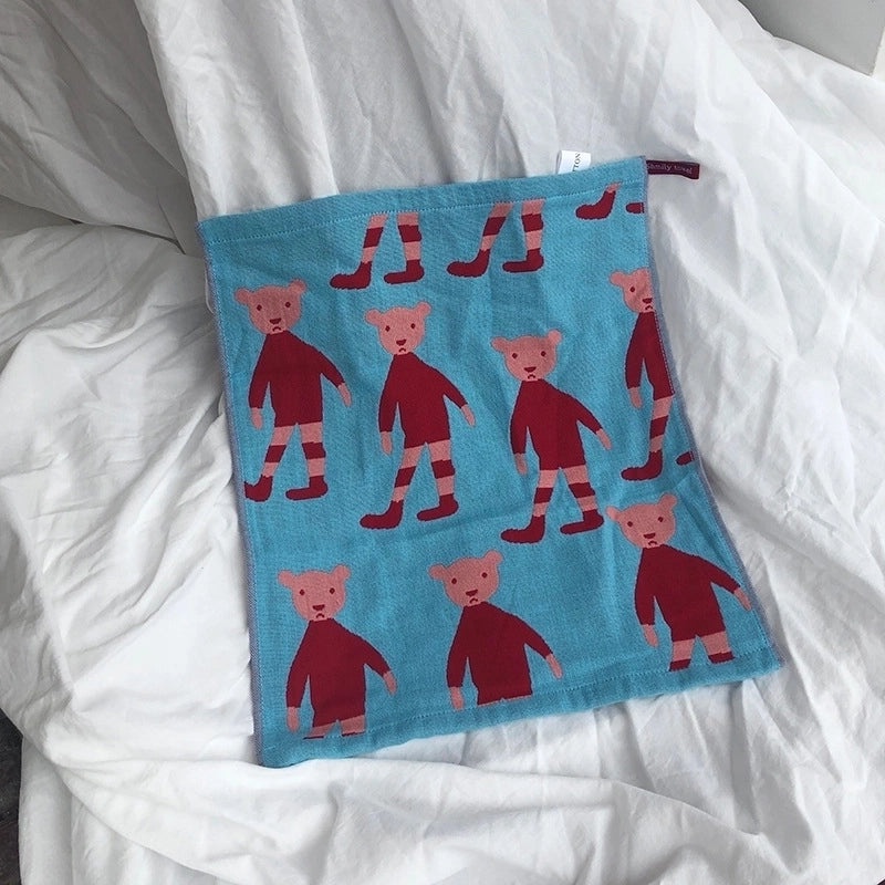 Adorable Animal Print Cotton Towels for Kids|Home & Kitchen Bath Towels