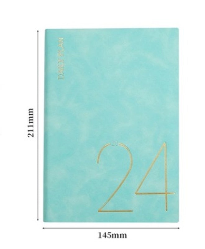 Solid Color PU Leather Notebook for School | Stationery & Notebooks