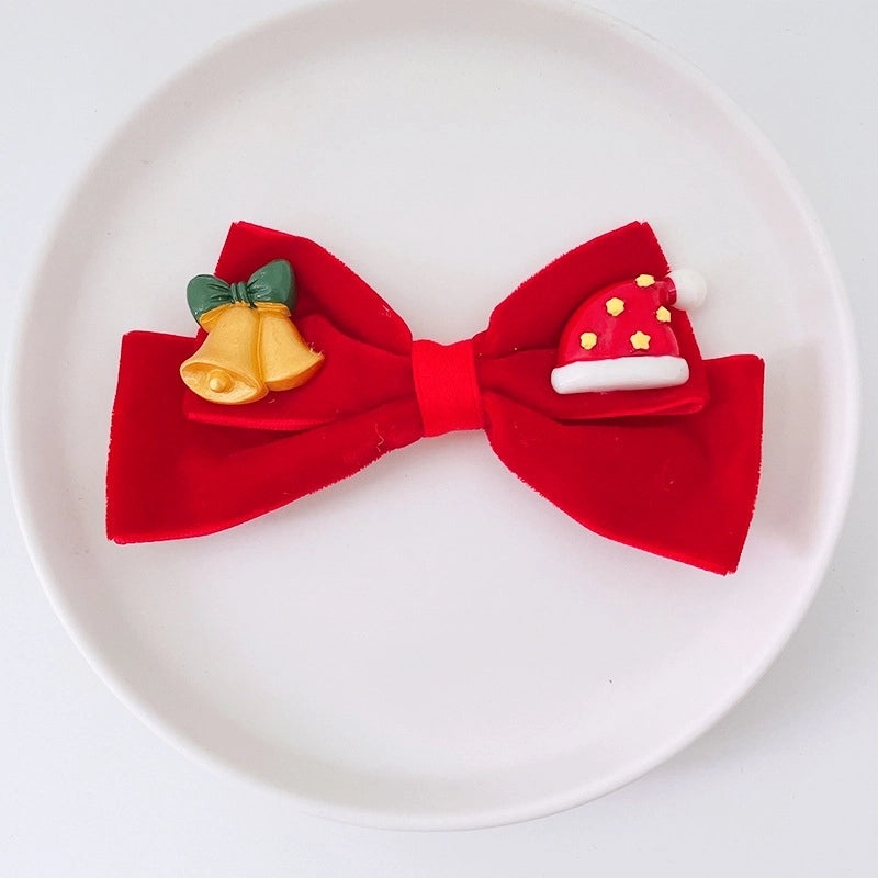 Christmas Bow Knot Hair Clip Cute Festival Party Accessory|Hair Accessories