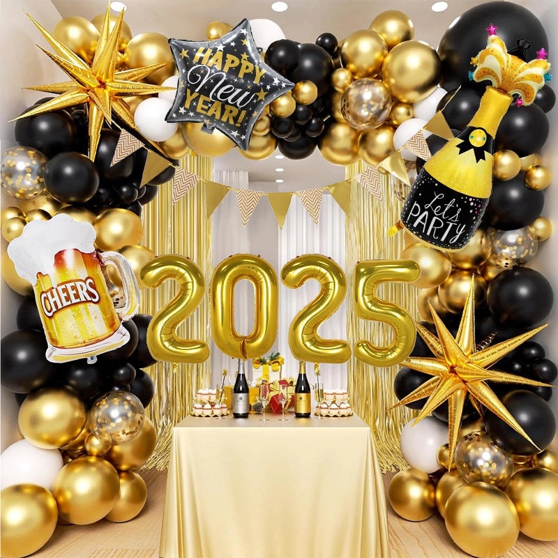 Minimalist Number Aluminium Foil Balloons for Vacation and Festival|Party Decorations Balloons