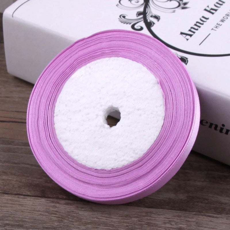 6mm Red Fabric Ribbon with Gold Edge for Hair Accessories and Packaging|Hair Accessories and Packaging Supplies