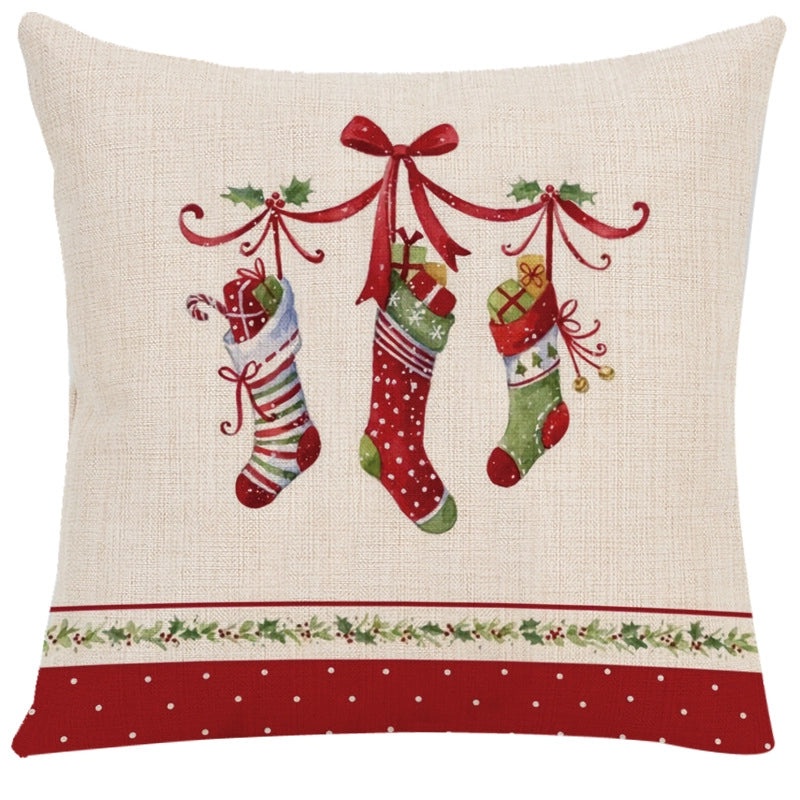 Adorable Santa Claus Letter Fiber Pillow Covers|Home Decor Pillows