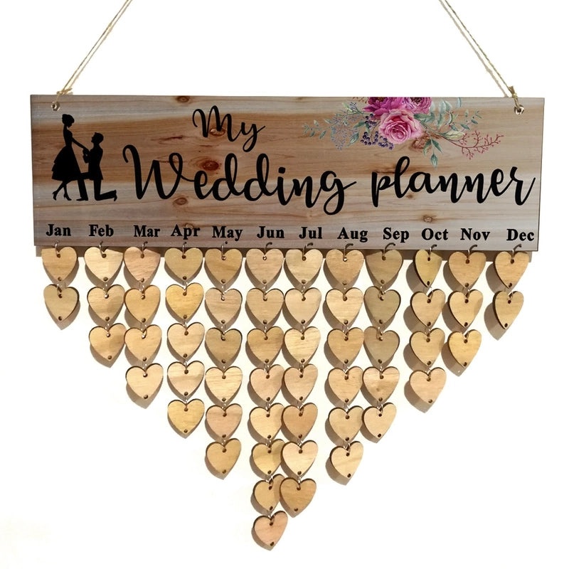 Minimalist Wooden Heart-Shaped Daily Hanging Ornaments|Home Decor & Accessories