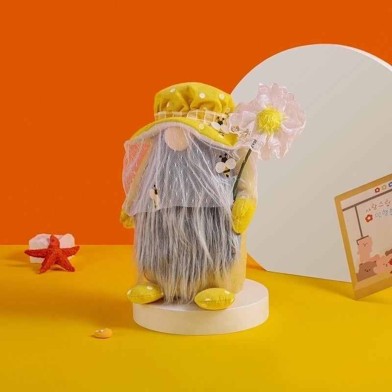 Cartoon Doll Floral Fabric Ornaments Decorative Artificial Flowers|Home Decor Accessories