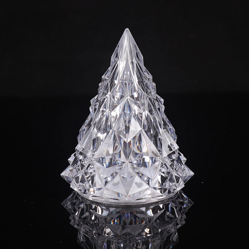 Christmas Tree LED Night Lamp Small Iceberg Shape Christmas Decoration Atmosphere Light|Home Decor & Lighting