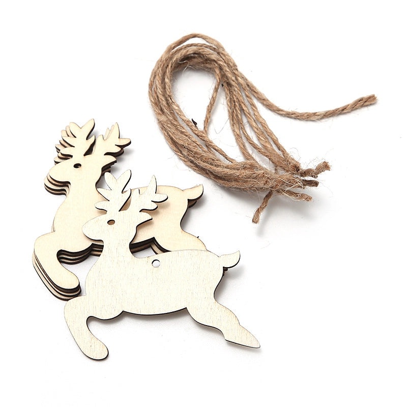 Christmas Wood Boxwood Holiday Decor for Home Party Celebration | Home Decor