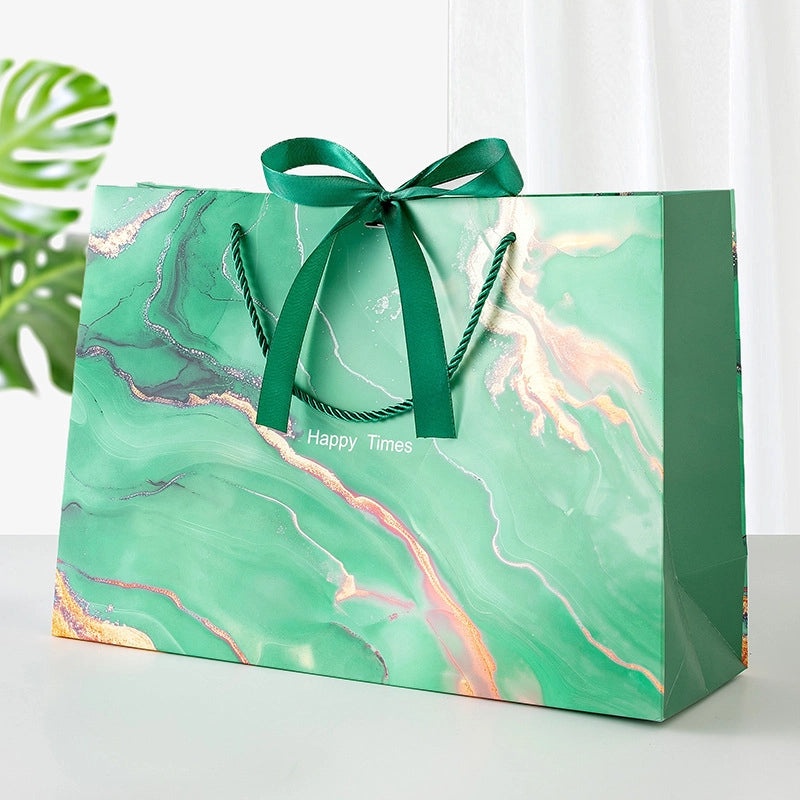 Nordic White Letter Cardboard Gift Bags for Party Festival Wrapping | Party Supplies