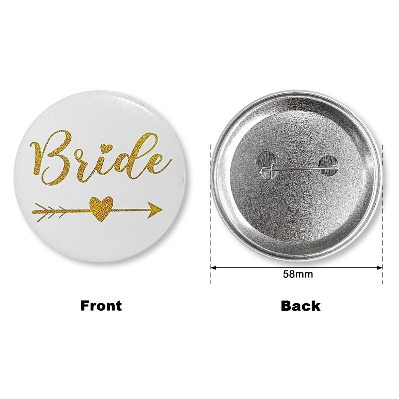 Romantic Letter Iron Pin Badge Single Piece|Accessories & Jewelry