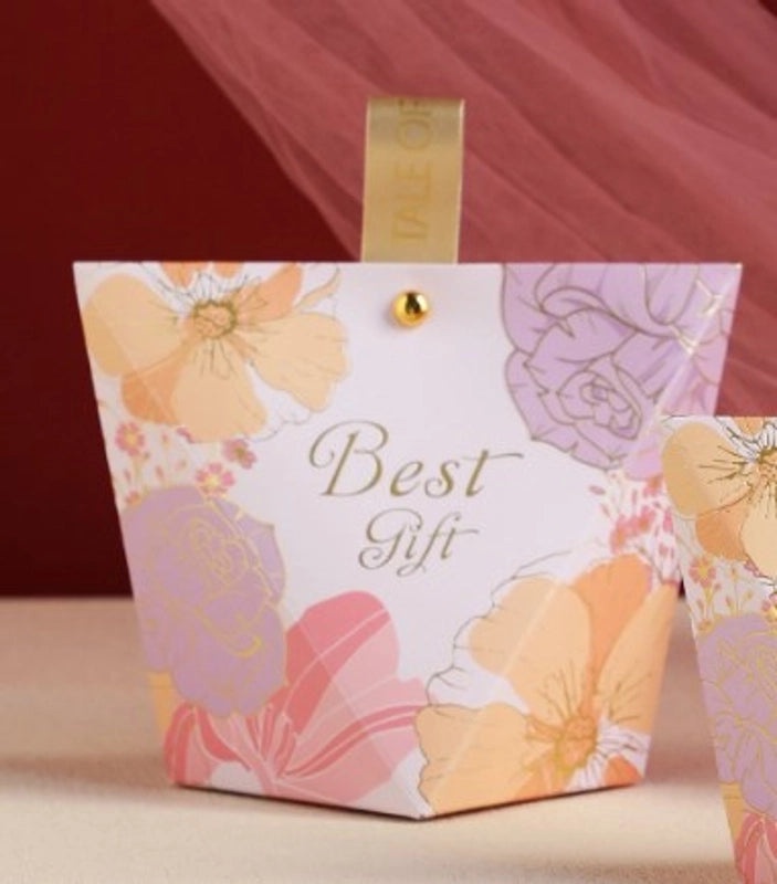 Floral Letter Paper Gift Bags for Wedding Banquets|Wedding Accessories