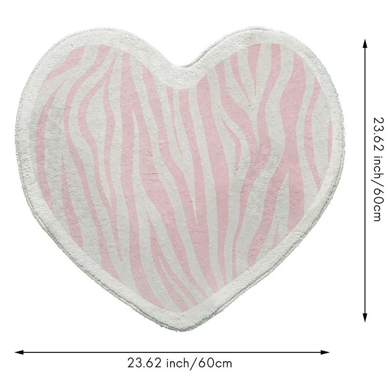 Valentine's Day Casual Elegant Heart Letter Shaped Polyester Bath Mat Rug|Home Decor & Bath Accessories