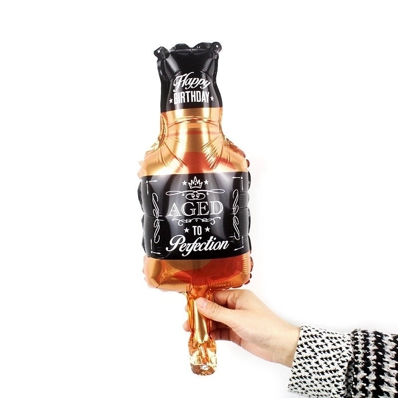 5 Pieces Romantic Beer & Wine Glass Balloons for Birthday Party Festival | Party Decorations Balloons