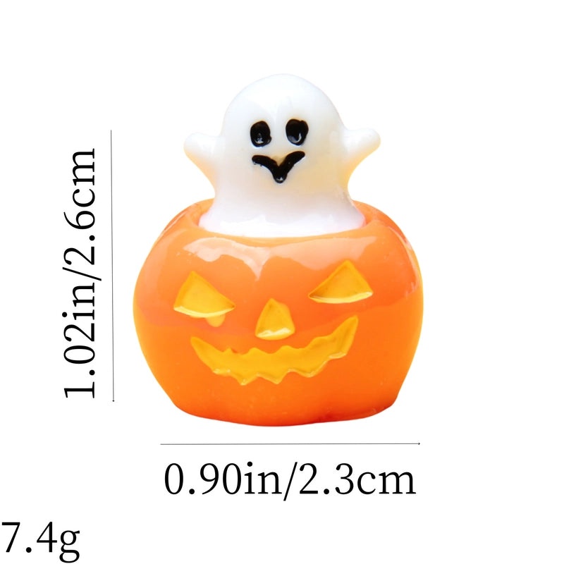 Halloween Ethnic Minimalist Pumpkin Skull Resin Decor for Table Party Supplies|Home & Living > Seasonal Decor > Halloween Decorations