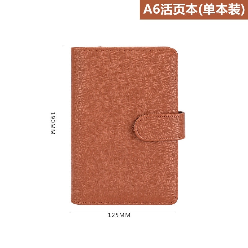 2 Pieces Solid Color PU Leather Spiral Notebooks for Graduation | Stationery & Office Supplies