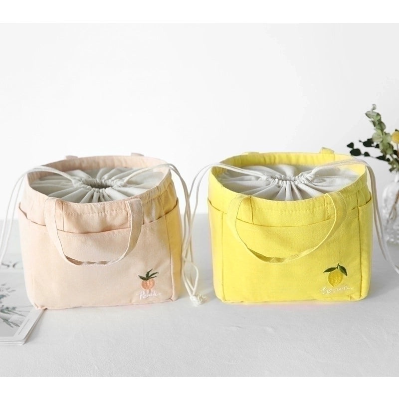 Portable Large-capacity Insulated Lunch Bag Cute Hand-carry Rice Storage Fashionable|Lunch Bags & Food Carriers