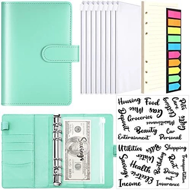 Colorful Macaron-Themed Loose-Leaf Budget Planner Sticker Set|Planner Accessories