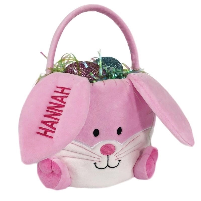 Minimalist Easter Rabbit Cloth Basket for Daily Use | Home Decor & Seasonal Accessories