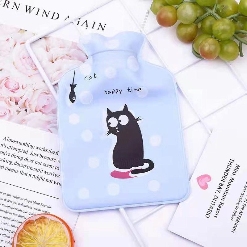 Pearlescent PVC Mini Hot Water Bag Cartoon Style Warm Handbag for Hands and Baby Warmth|Home & Living Accessories
